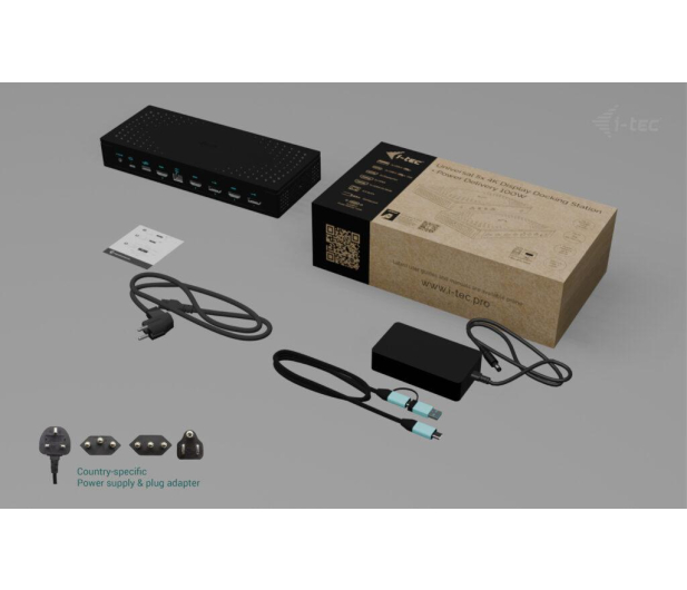 i-tec Universal 5x 4K/60Hz Display Docking Station +PD 100W - 1311600 - zdjęcie 4
